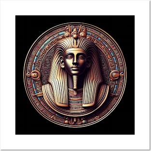 Pharaoh medallion Posters and Art